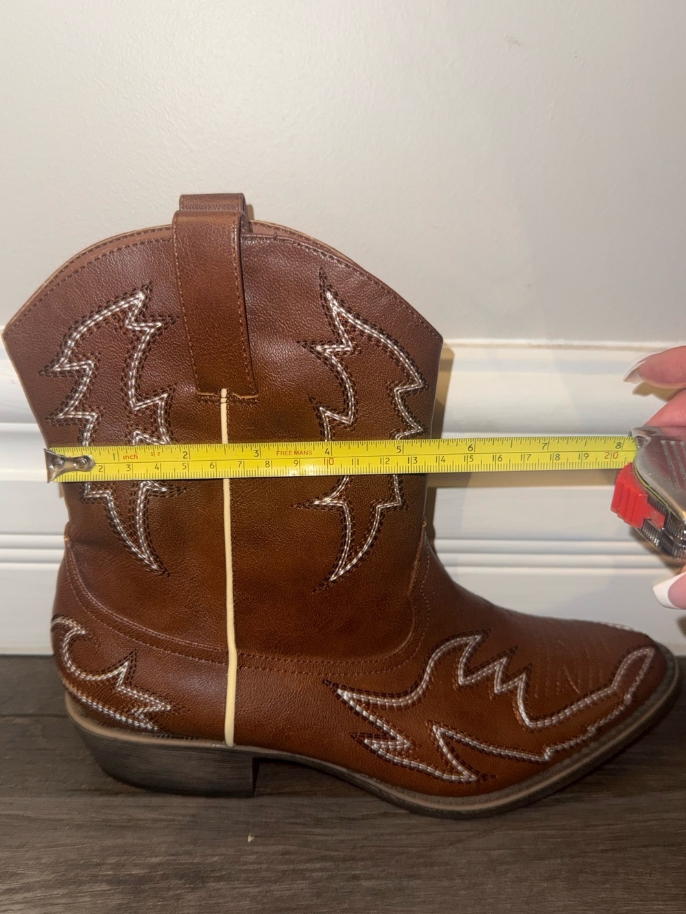 Leather Western Cowgirl Boots - Picture 7 of 7